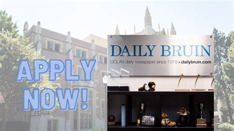 Daily Bruin Application Guide For Ucla Students