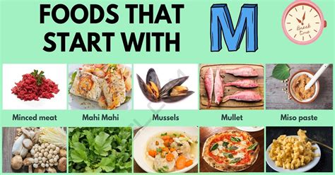 Delicious Foods That Start With M