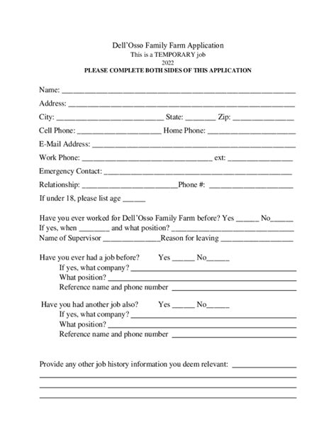 Dellosso Family Farms Job Application Guide