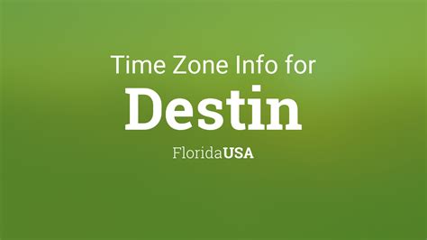 Destin Fl Time Zone And Things To Know