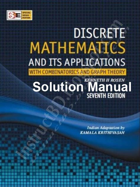 Discrete Mathematics 7th Edition Solutions And Applications