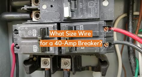 Dual 20amp Breaker: What Size Wire Do You Need