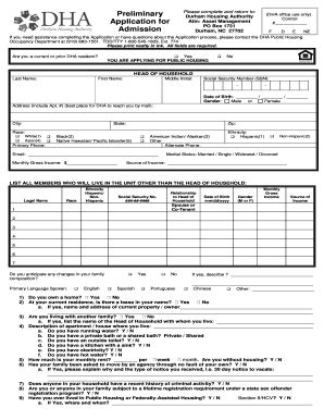 Durham Housing Authority Application Form Guide