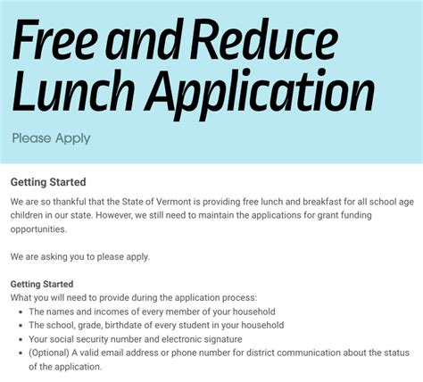 Easy Guide To D49 Free And Reduced Lunch Application