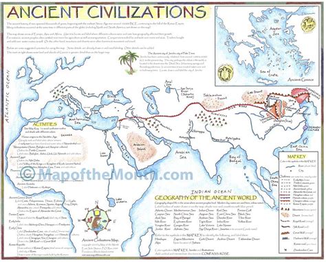 Exploring Ancient Civilizations: A Labeled World Map Guide