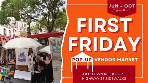 First Friday Vendor Application: Join The Monthly Market Fun