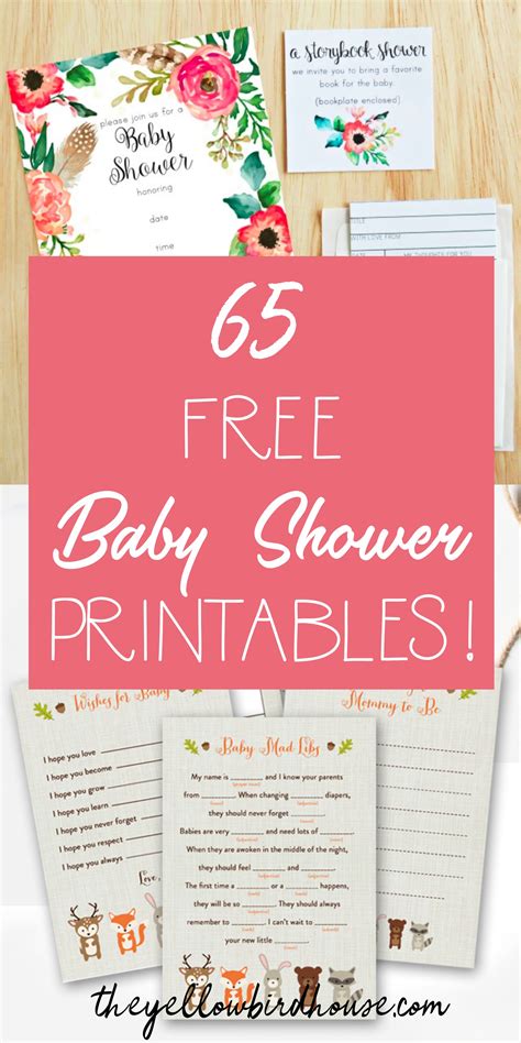 Free Baby Shower Printables For A Memorable Celebration