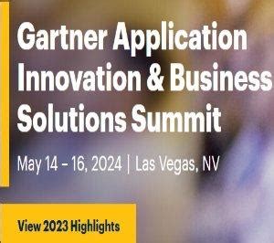 Gartner Application Innovation & Business Solutions Summit Insights