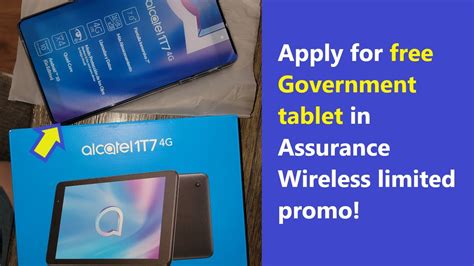 Get Free Tablet With Assurance Wireless Application