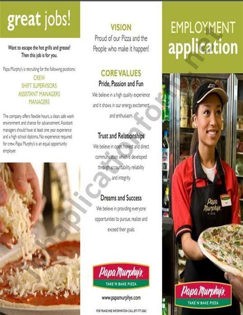 Get Hired Fast: 5 Tips For Papa Murphys Application