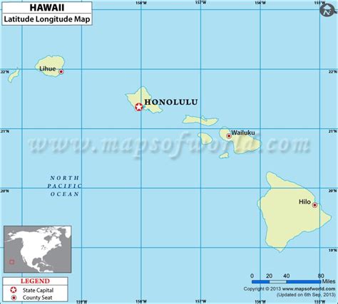 Hawaii Latitude And Longitude