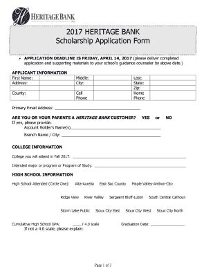 Heritage Bank Application Form And Requirements