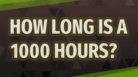 How Long Is 200 Hours In Days And Weeks