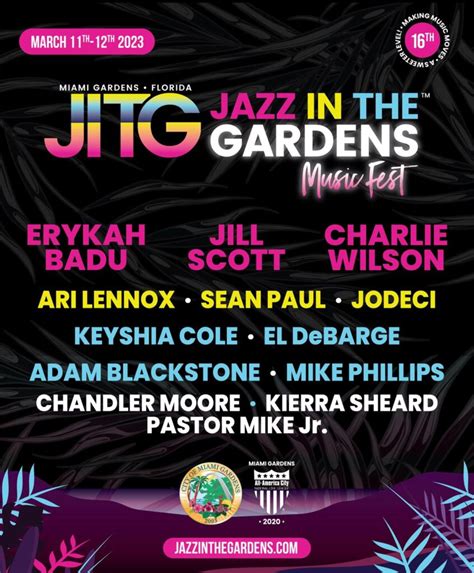 Jazz In The Gardens 2024 Vendor Application Guide