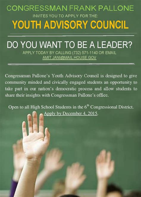 Join Youth Advisory Board: Apply Now For Leadership Roles