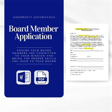 Joining The Team: Board Member Application Essentials