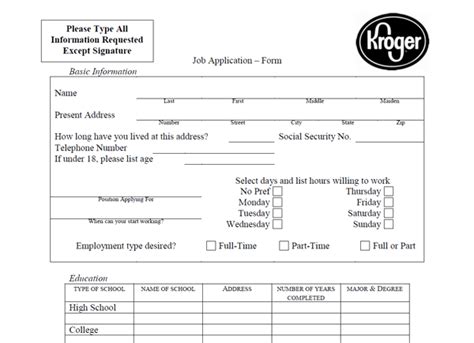 Kroger Helping Hands Program Application Guide