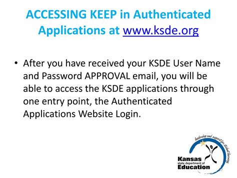 Ksde Authenticated Applications: Secure Access Made Easy