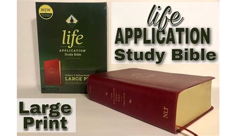 Life Application Study Bible Large Print Nlt Review