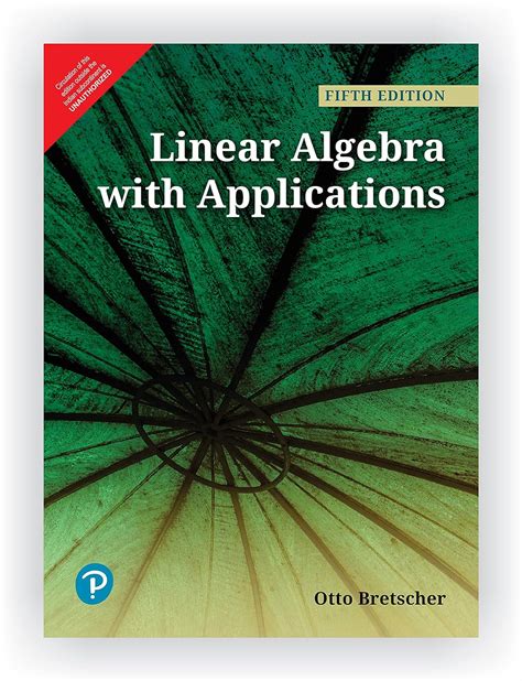 Linear Algebra With Applications 5th Edition By Otto Bretscher