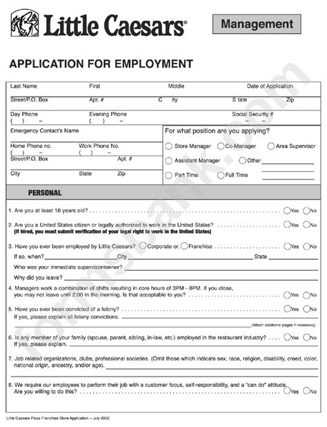 Little Caesars Arena Jobs Application Online Form