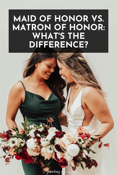 Matron Of Honor Vs Maid Of Honor: Whats The Difference