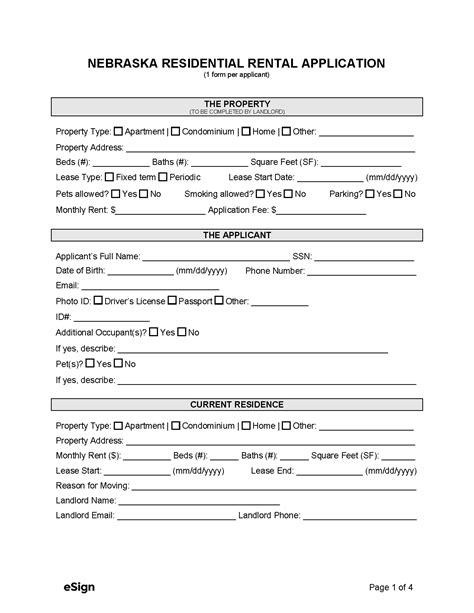 Minnesota Rental Application Form Requirements And Guidelines