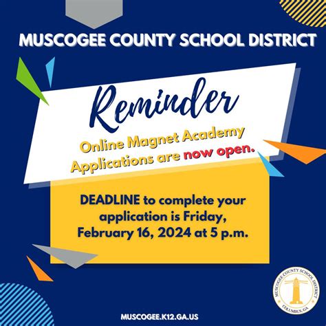 Muscogee County Magnet School Application Guide