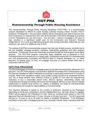 Naca Hot-Pha Application: Simplified Home Buying Solution