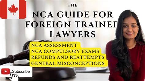 Nca Application Guide For Foreign-Trained Lawyers