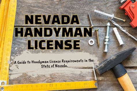 Nevada Handyman License Application Requirements And Guide