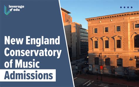 New England Conservatory Of Music Application Guide