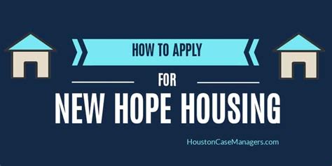 New Hope Housing Application Process Made Easy