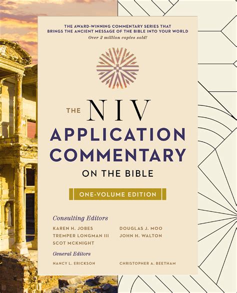 Niv Application Commentary Bible One-Volume Edition Insights