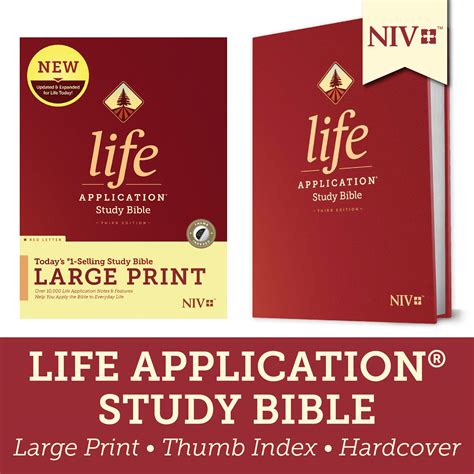 Niv Study Bible Large Print Life Application Edition