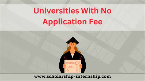 No Application Fee Universities For International Students