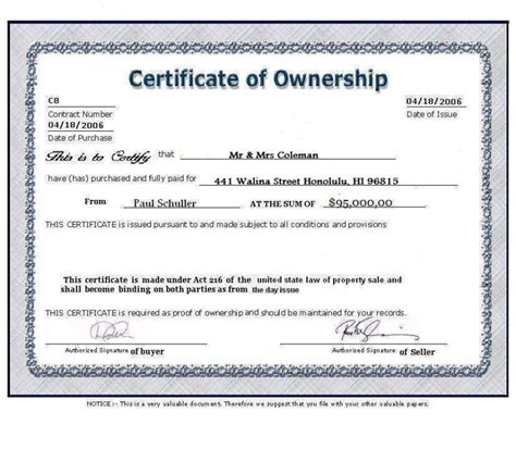 Obtaining A Nj Certificate Of Ownership Application Made Easy