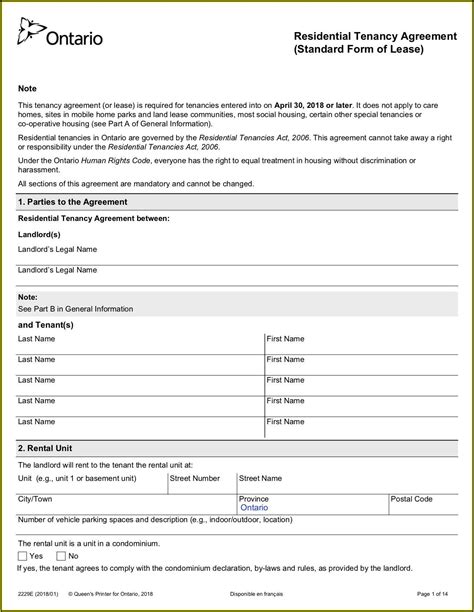 Ontario Rent Application Form: A Step-By-Step Guide