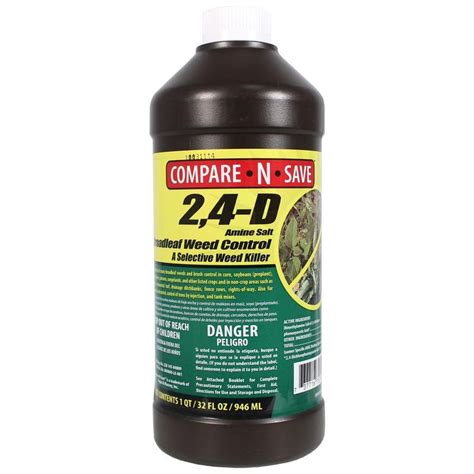 Optimal 2 4-D Amine Application Rates For Weed Control