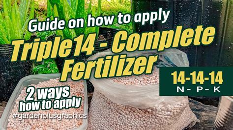 Osmocote 14 14 14 Fertilizer Application Rate Guide