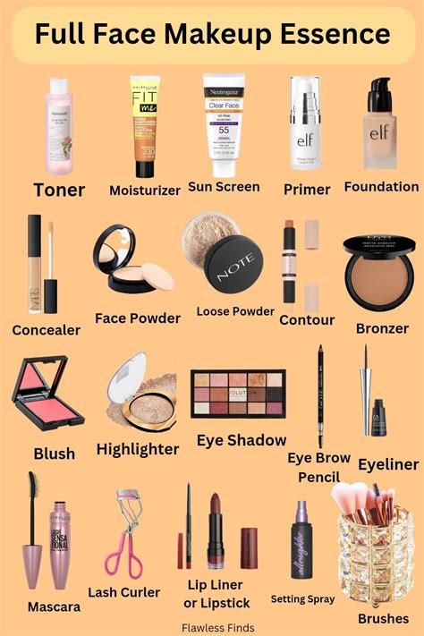 Pr List Application Makeup Essentials