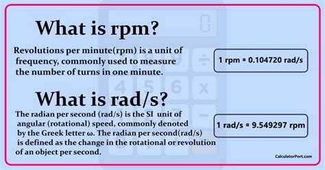 Rads To Rpm Conversion Made Easy