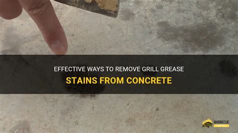 Remove Grill Grease From Asphalt Easily And Effectively