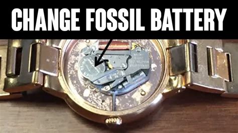 Replace Fossil Watch Battery In 5 Easy Steps