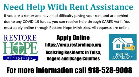 Restore Hope Rental Assistance Application Guide