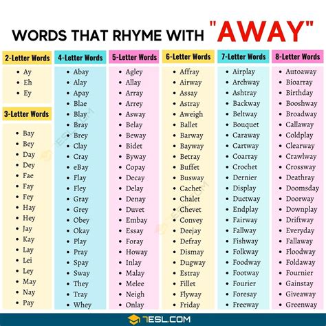 Rhyming Words For Queues: Perfect Matches