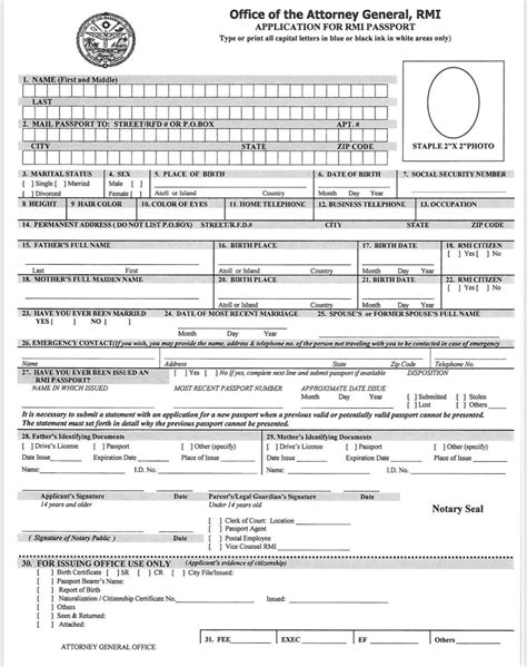 Rmi Passport Application: A Step-By-Step Guide