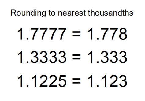 Rounding To The Nearest Thousandth 0.001 Explained