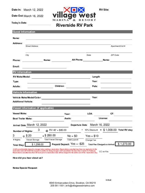 Rv Park Application Process Simplified