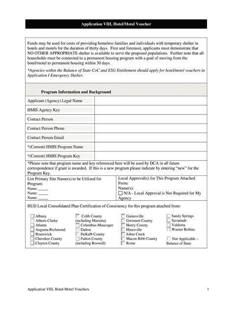 Salvation Army Hotel Voucher Application Form Pdf Download